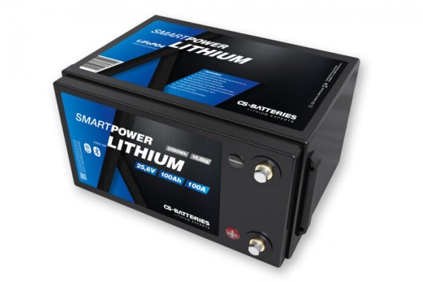 Smart Power Lithium Accu 100Ah 25,6V BT 5.0 Heating Pack