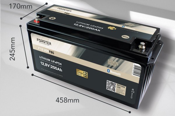 Forster Lithium Accu Standaard 200Ah 12,8V BT BMS