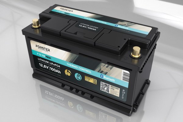Forster Lithium Accu 100Ah 12,8V Thermo Control BT BMS