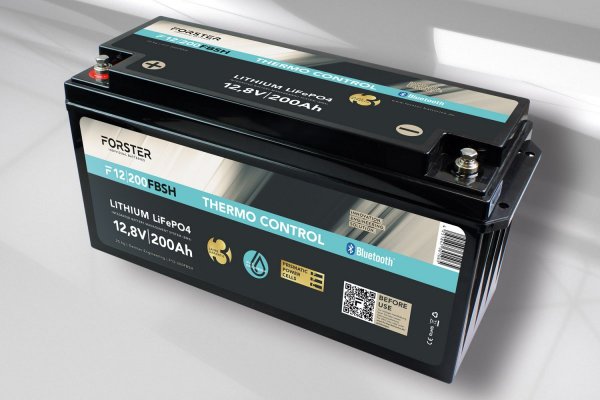 Forster Lithium Accu 200Ah 12,8V Thermo Control BT BMS
