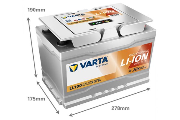 Varta LL 100 Professional Li-ion 12,8V 100Ah Lithium Camper