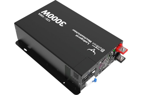 BullTron Combi Lader/Omvormer 3000W-12V/230V 100A + display