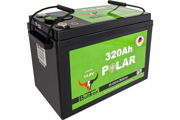 BullTron 320Ah  LiFePO4 12.8V Polar Accu  met Bluetooth BMS