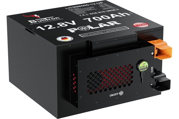 BullTron 700Ah LiFePO4 12.8V Polar Accu  met Bluetooth BMS