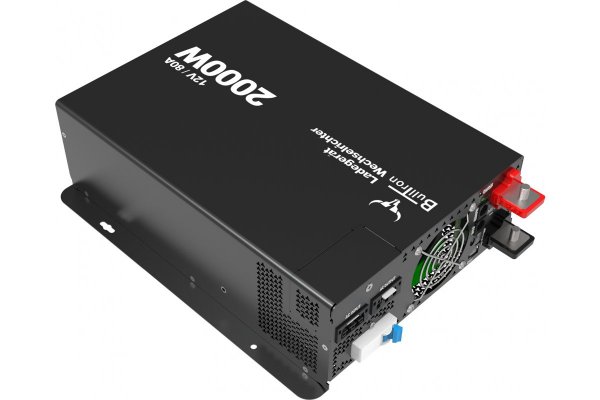 BullTron Combi Lader/Omvormer 2000W-12V/230V 80A + display