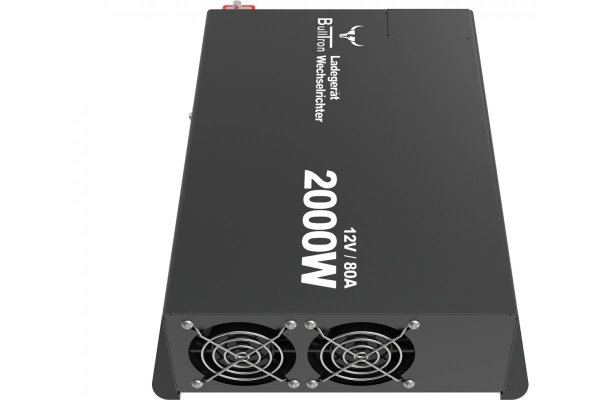 BullTron Combi Lader/Omvormer 2000W-12V/230V 80A + display