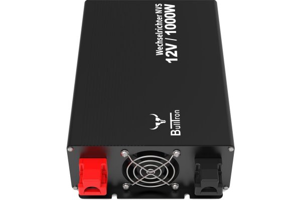 BullTron Omvormer 1000W-12V/230V Aut. + aan/uit schakelaar