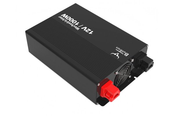 BullTron Omvormer 1000W-12V/230V + aan/uit schakelaar