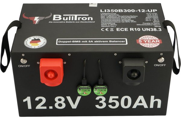 BullTron TravelPower Max / Off-Grid 350Ah (Li) met 2000Watt Omvormer + 80A Lader