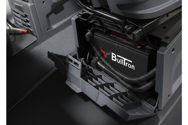 BullTron Lithium accu die onder de stoel passen.