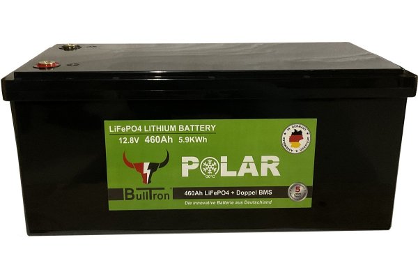 BullTron 460Ah LiFePO4 12.8V Polar Accu met Bluetooth BMS