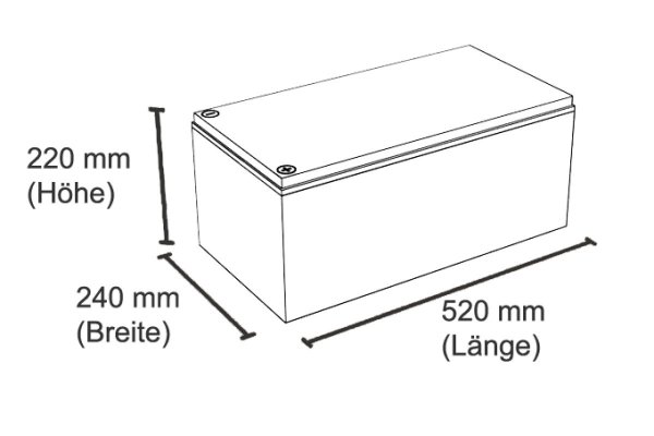 BullTron 460Ah LiFePO4 12.8V Polar Accu met Bluetooth BMS