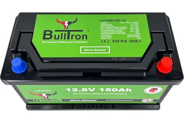 Bulltron 150Ah LiFePO4 12.8V Basic Accu met Bluetooth BMS