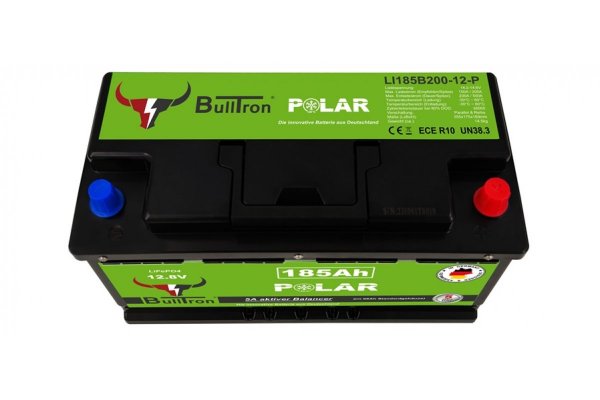 BullTron 185Ah LiFePO4 12.8V Polar Accu met Bluetooth BMS