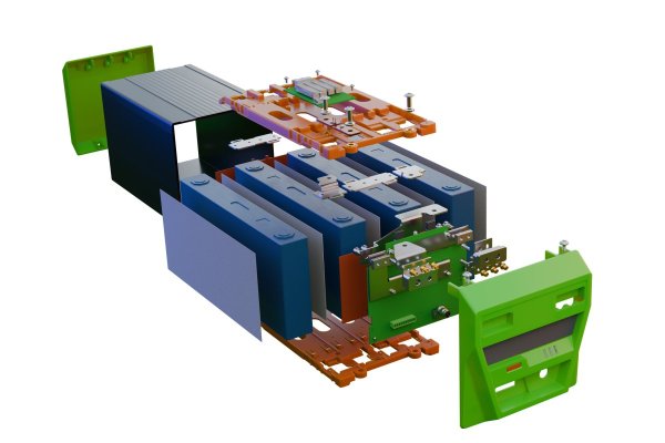Super B Sigma 12V 230Ah LiFePO4 accu met Bluetooth BMS