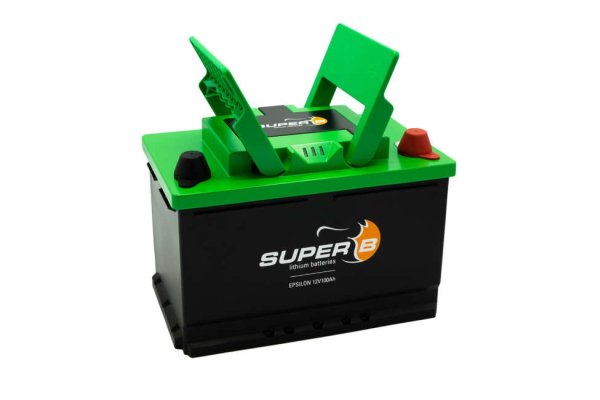 Super B Epsilon 12V 120Ah LiFePO4 accu met Bluetooth BMS
