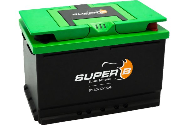 Super B Epsilon 12V 120Ah LiFePO4 accu met Bluetooth BMS