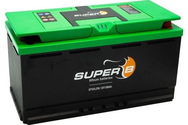 Super B Epsilon 12V 180Ah LiFePO4 accu met Bluetooth BMS