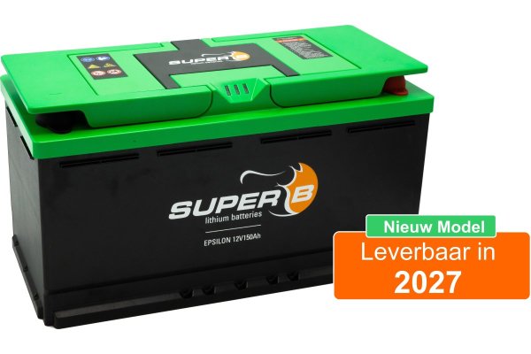 Super B Epsilon 12V 180Ah LiFePO4 accu met Bluetooth BMS