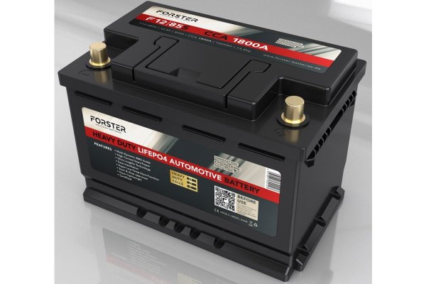Forster Premium Lithium Start Accu 12,8V 85Ah 1800A inclusief montage