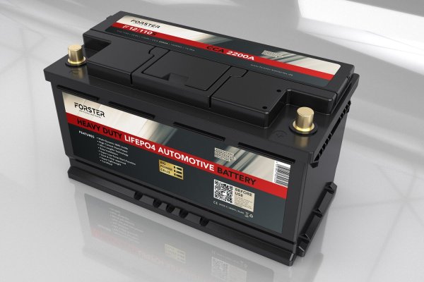 Forster Premium Lithium Start Accu 12,8V 110Ah 2200A inclusief montage