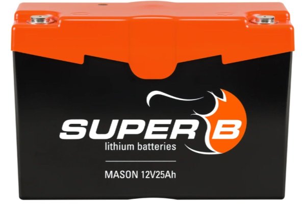 Super-B Smart Start Mason 12V25A LiFePO4 interne BMS Lithium