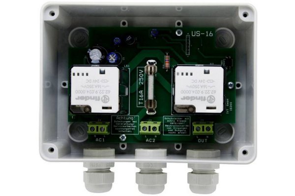 Walstroom omschakelautomaat 16A max.