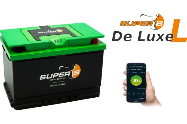Compleet SuperB 100Ah systeem De Luxe L / installatie inclusief