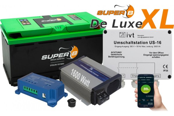 Compleet SuperB 150Ah systeem De Luxe XL / installatie inclusief