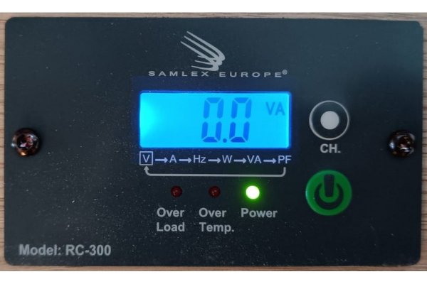 Samlex RC 300 AB voor omvormer SWI 1600, 2100, 3000 watt
