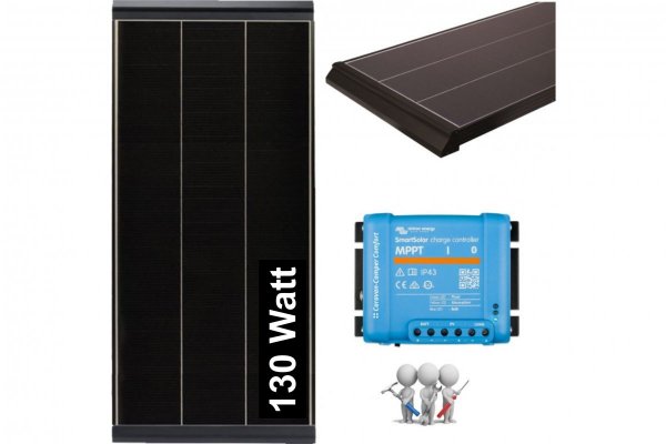 Zonnepaneel camper 1x 130 Watt inclusief regelaar en installatie