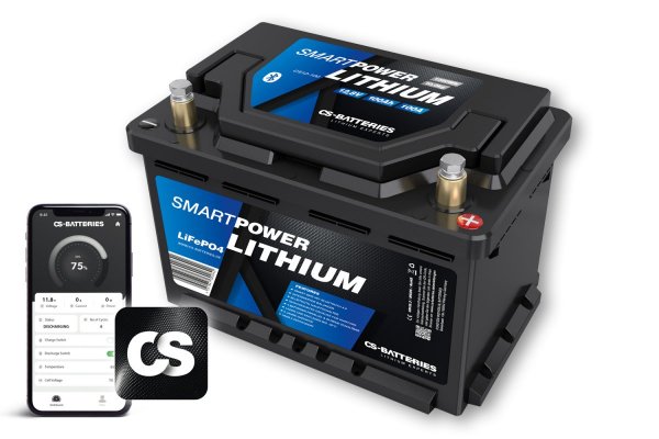 Smart Power Lithium Accu 100Ah 12,8V BT 5.0 Heating Pack
