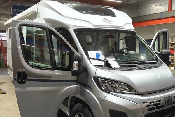 Hagelnieuwe Carado camper met grote plannen.