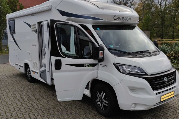 Camper Chausson Fiat voorzien van SuperB Epsilon Lithium accu