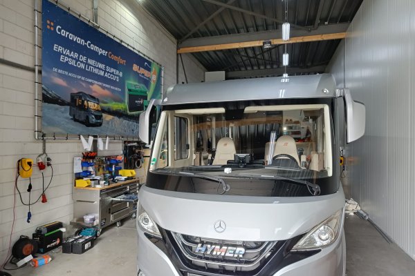 Hymer camper naar Lithium